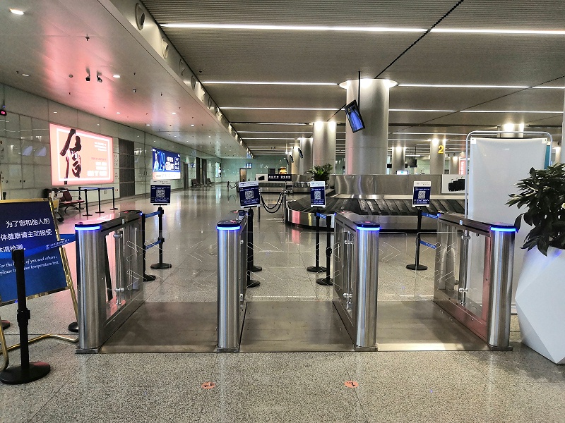長沙機(jī)場防疫檢測通道 (6)