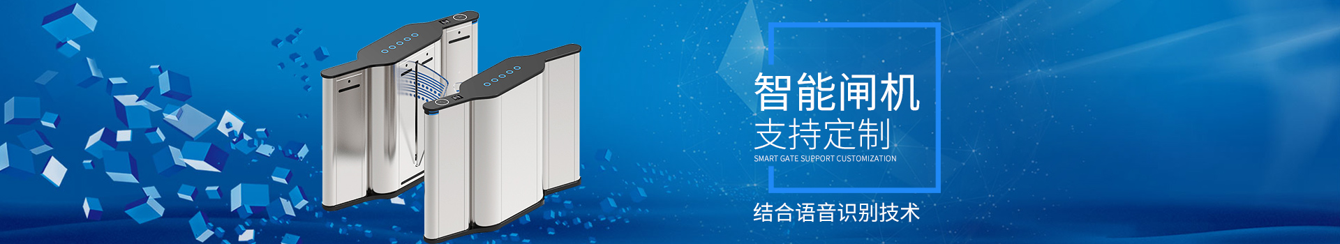 德寶翼閘--語音識別技術結合的智能閘機，支持定制